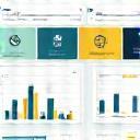 Symbol für datengetriebene Entscheidungen - Dashboard mit Grafiken und Diagrammen